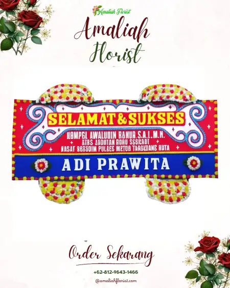 Papan Bunga Ucapan Selamat Argasunya